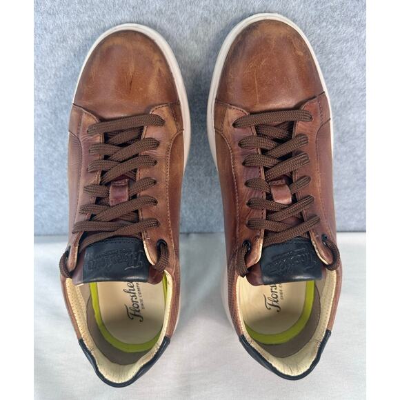 Florsheim Men\'s sz 7.5 Social Lace To Toe Dress Sneaker Cognac Leather Comfort main image 6